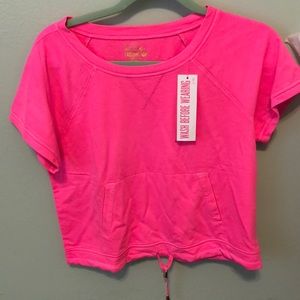 Lilly Pulitzer Emmaline Pullover- Prosecco Pink, S